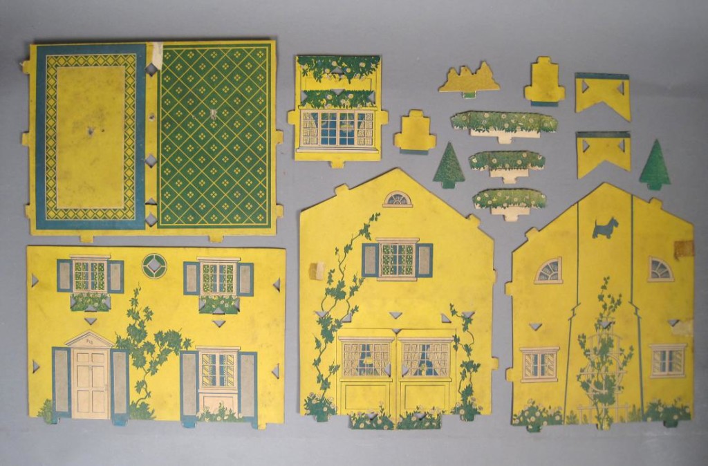 Vintage-Built-Rite-Paper-Doll-House-Set-No-34