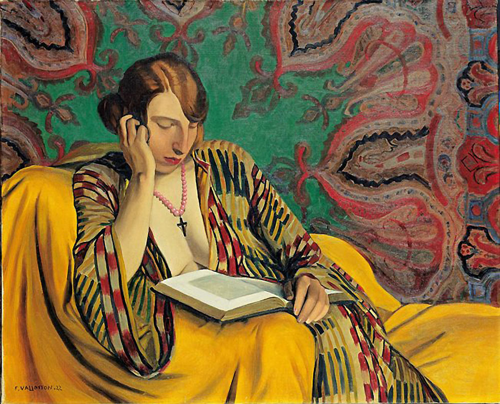 Felix Vallotton: La Liseuse, 1922.