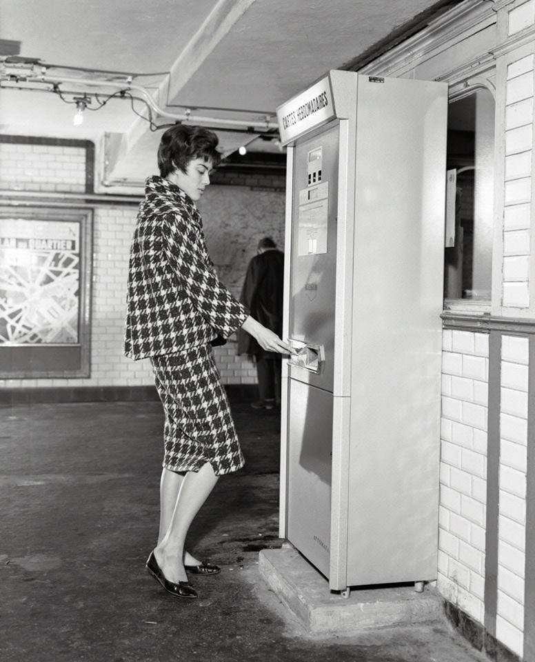Fotografirano u pariškom metrou, 1961, copyright RATP
