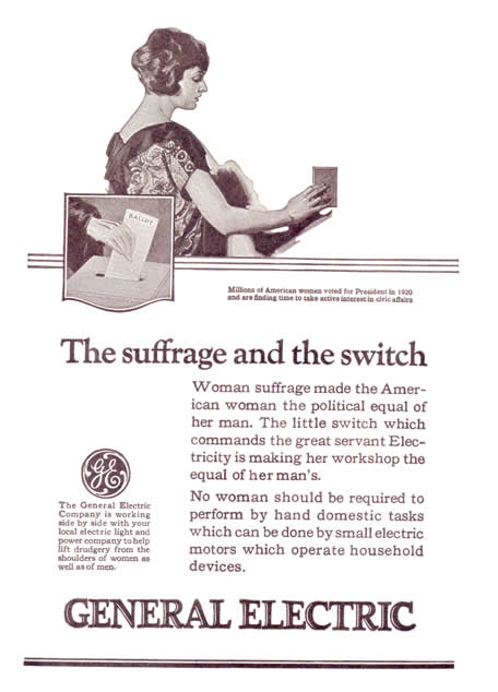 Reklama za General Electric, oko 1920.